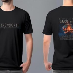 Arch Enemy In Flames With Special Guests Soilwork Rising From The North Tour 2024 Two Sides Unisex T Shirt