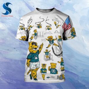 Jaxson De Ville Is The Mascot Of The Jacksonville Jaguars Team NFL All Over Print Shirt