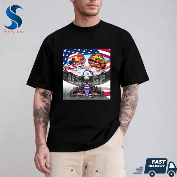 Red Bull Racing F1 Design With Eagle And Stars Unisex T Shirt