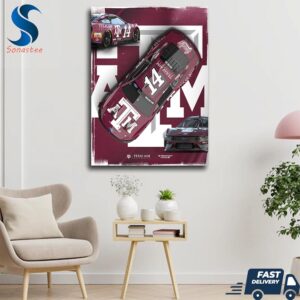 TAMU Is Bringing College Station To The No 14 At Las Vegas SHR Wall Decor Canvas Poster