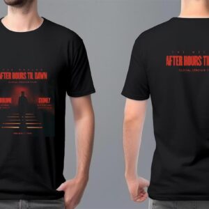 The Weeknd After Hours Til Dawn Tour To Australia In October 2024 Fan Gifts Two Sides Classic T-Shirt